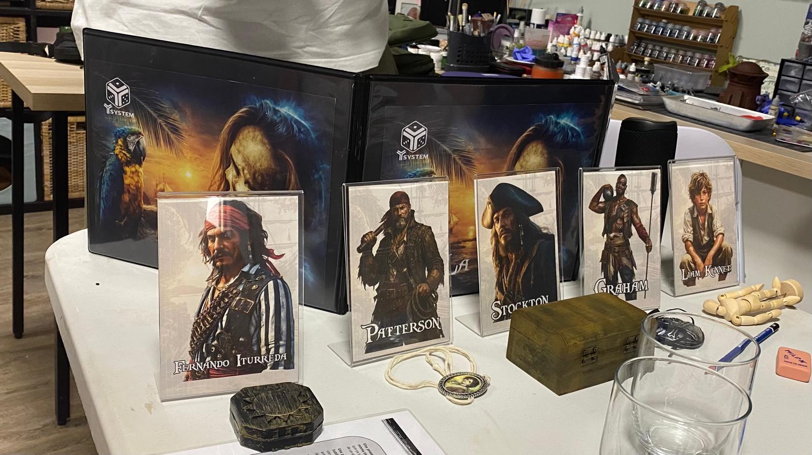 Partida de rol en mesa en La Hobbyteca